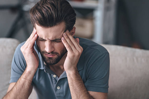 Feeling stressed stock photo